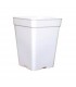 Maceta Cuadrada Blanca 15 x 15 x 18.5 cm. - 3.2 lt.  JBQ