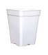 Maceta Cuadrada Blanca 23 x 23 x 27.5 cm. - 11 lt. Cannapot