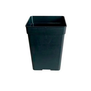 Maceta Cuadrada Negra 20 x 20 x 27.5 cm. - 7 lt.  Cannapot 