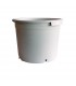 Maceta Redonda Blanca - 35 cm. - 27 lt.