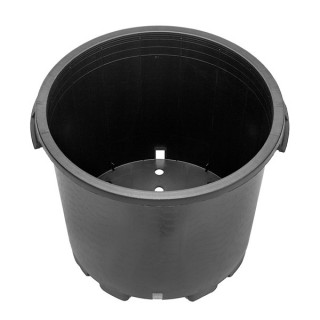 Maceta Redonda Negra - 30 cm. - 17 lt.