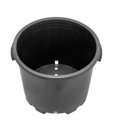 Maceta Redonda Negra - 35 cm. - 27 lt.