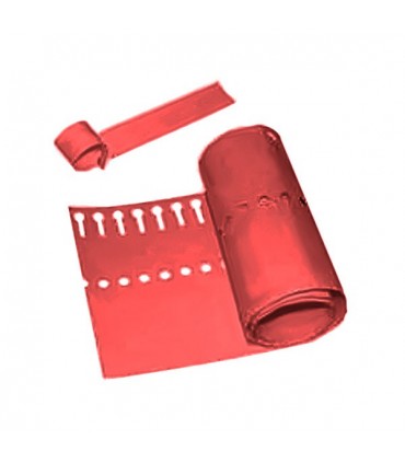 Etiqueta Boucle 13 x 160 mm. Rojo