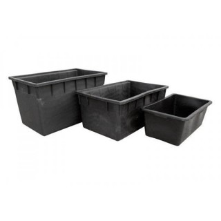 Depósito Rectangular 220 lt. 88 x 64 x 50 cm. Negro
