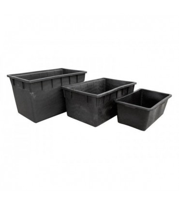 Depósito Rectangular 220 lt. 88 x 64 x 50 cm. Negro