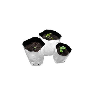 Bolsa Cultivo Blanca 12 lt. - 43.5 cm. 3 gal.